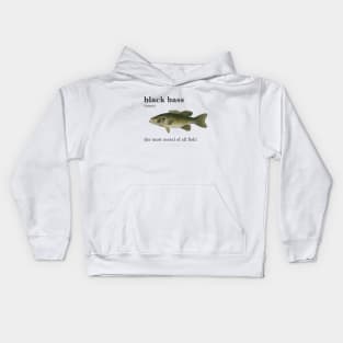 Black Bass Kids Hoodie